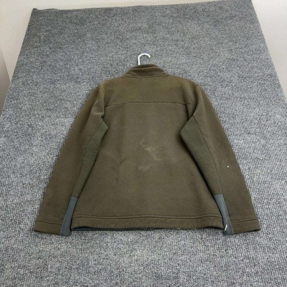 The‎ North Face Jacket Mens M Olive Green Polyester Full Zip Fleece Gorpcore